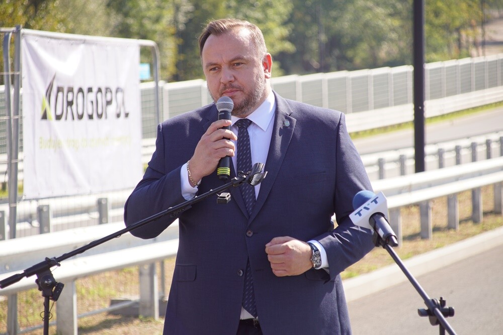 Otwarcie kolejnego odcinka trasy N-S w Rudzie Śląskiej.