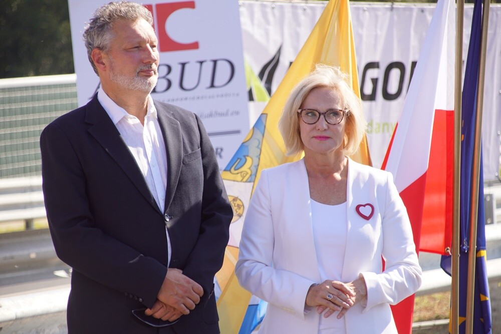 Otwarcie kolejnego odcinka trasy N-S w Rudzie Śląskiej.