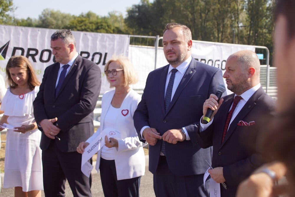 Otwarcie kolejnego odcinka trasy N-S w Rudzie Śląskiej.