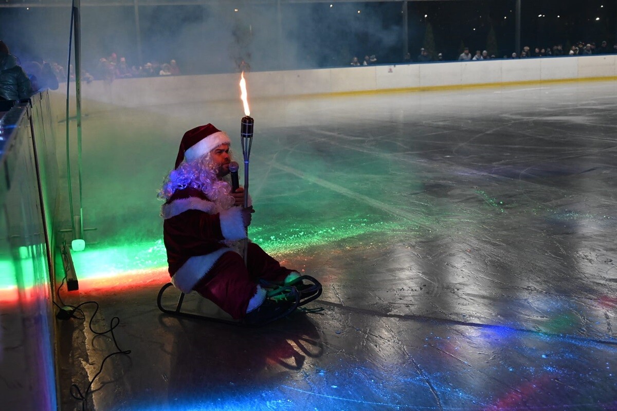 Oficjalne otwarcie lodowiska w Rudzie Śląskiej. / fot. Marek Faber / UM Ruda Śląska