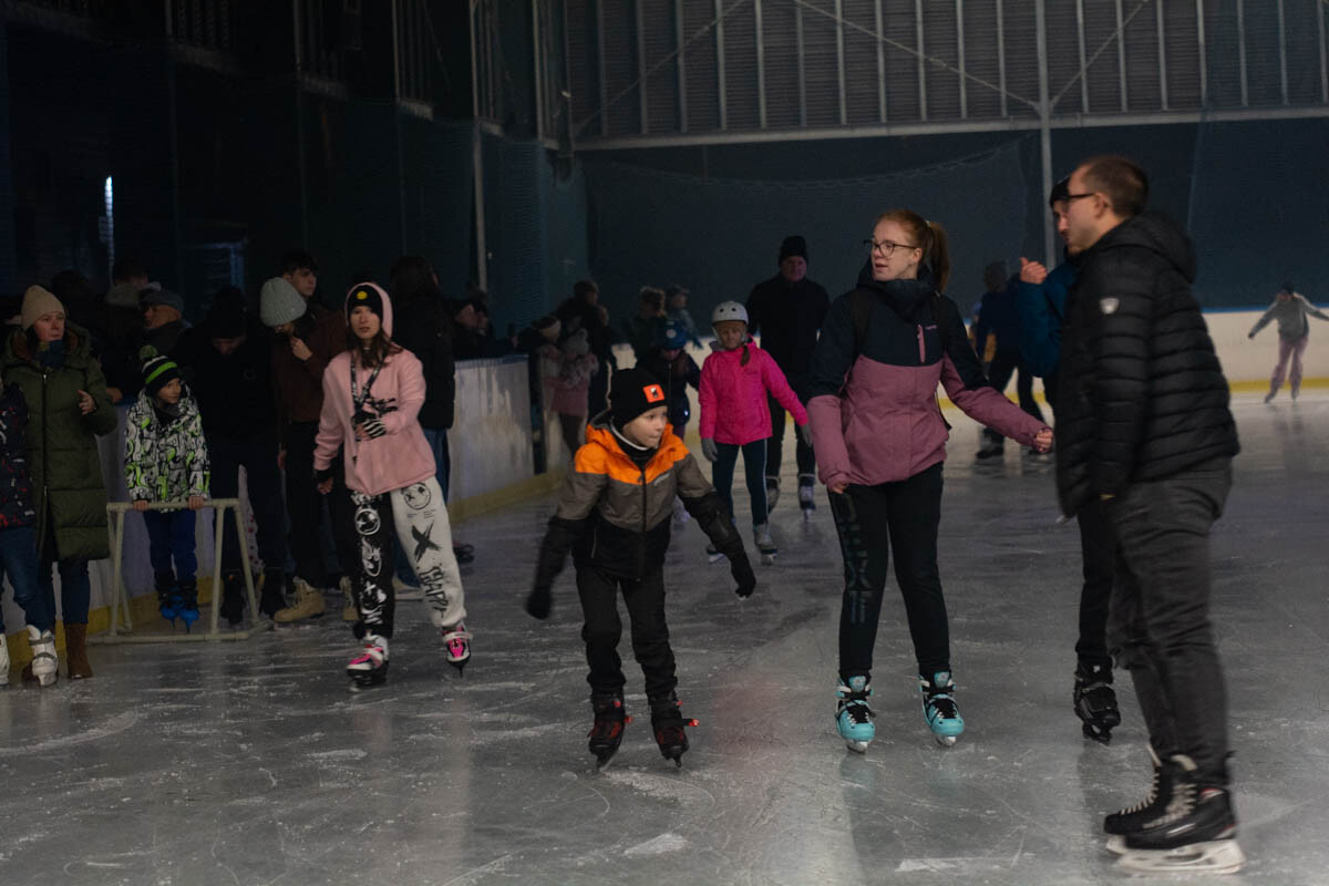 Oficjalne otwarcie lodowiska w Rudzie Śląskiej. / fot. Marek Faber / UM Ruda Śląska