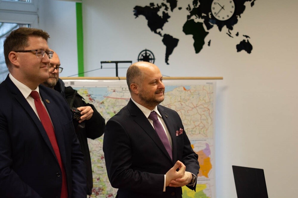 Otwarcie pracowni ekologicznej w I LO. / fot. Marek Faber