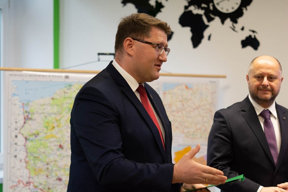 Otwarcie pracowni ekologicznej w I LO. / fot. Marek Faber