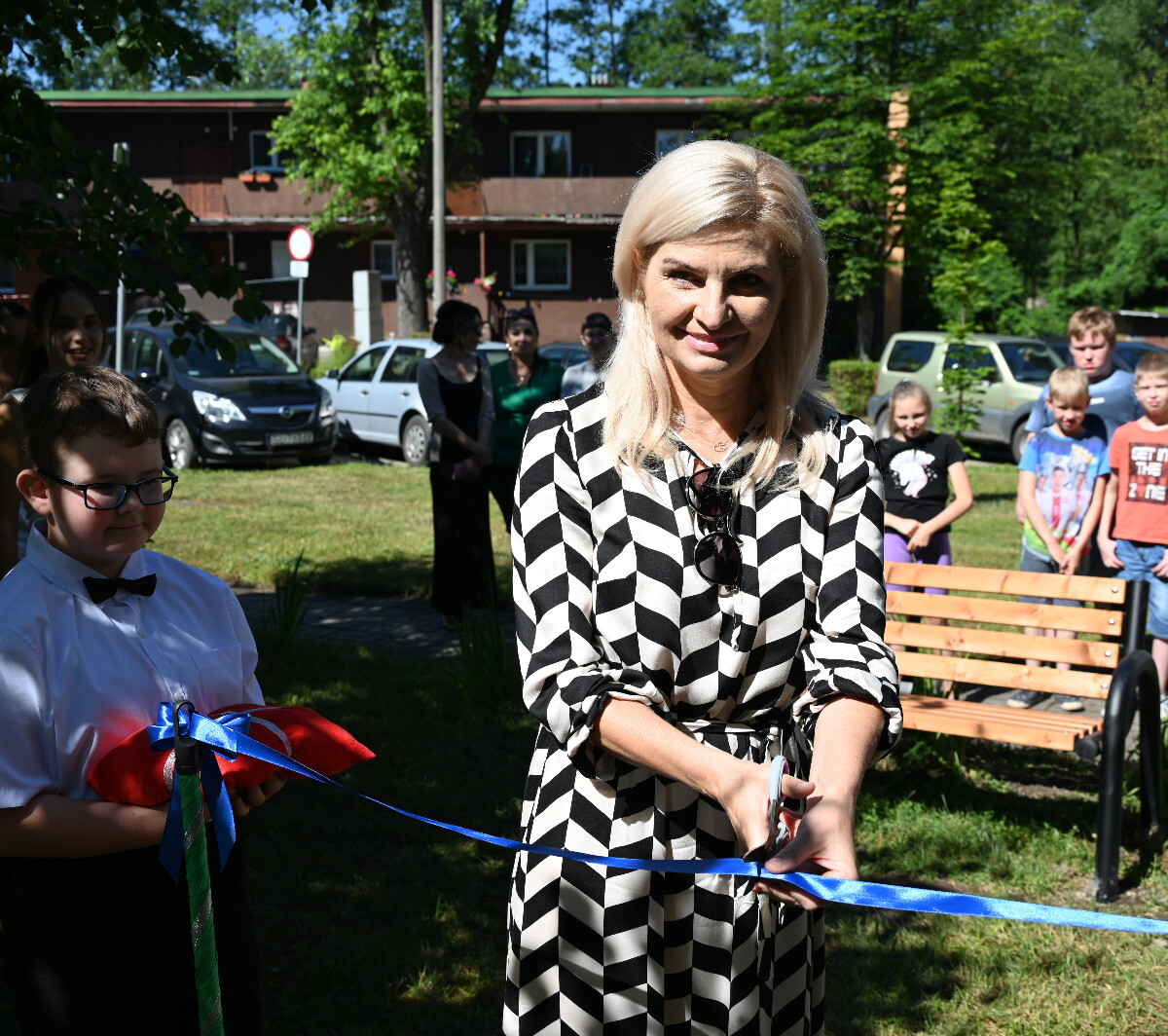 Park kieszonkowy "Zielona Wioska" W SP 35. / fot. UM Ruda Śląska