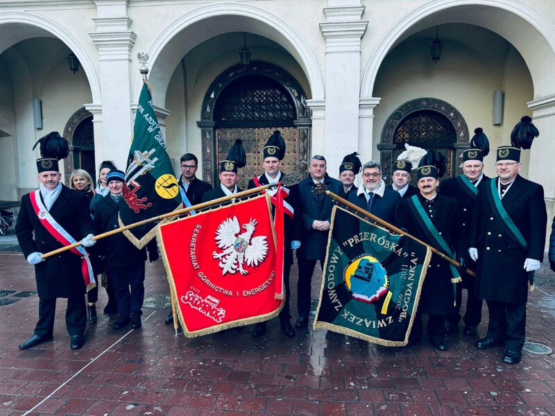 Pielgrzymka Górników na Jasną Górę. Wśród uczestników Marek Wesoły