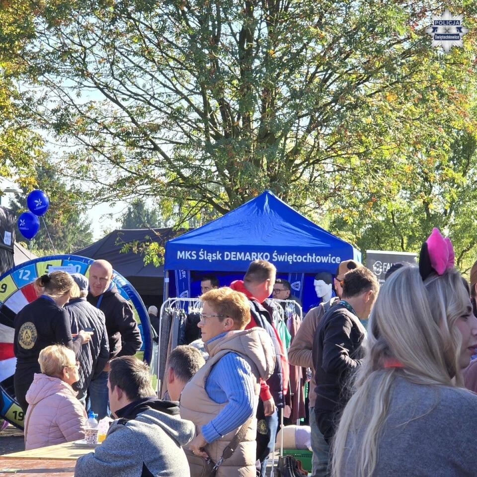Piknik przeciw przemocy w Świętochłowicach – edukacja, zabawa i policyjne kino [ZDJĘCIA] / fot. KMP Świętochłowice