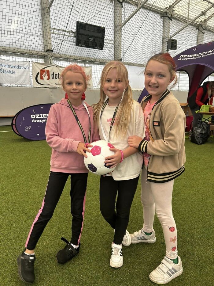 Festiwal dla dziewczyn na obiekcie Football-On/fot. ŚZPN, Akademia Piłkarska Bumerang Ruda Śląska