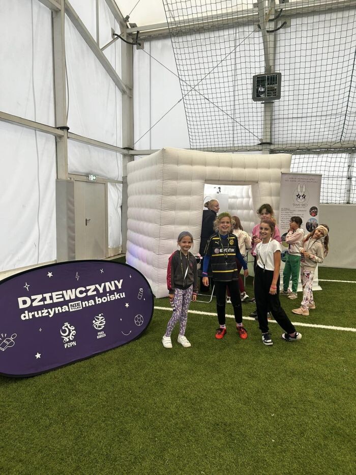 Festiwal dla dziewczyn na obiekcie Football-On/fot. ŚZPN, Akademia Piłkarska Bumerang Ruda Śląska