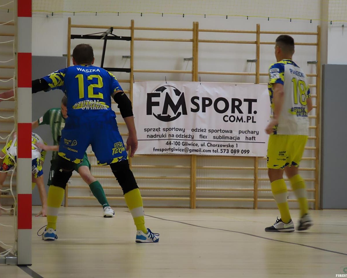 Rozpędzony lider tabeli PKO Gwiazda Ruda Śląska pokonuje wicelidera tabeli AZS Uniwersytet Śląski Katowice aż 7-0!