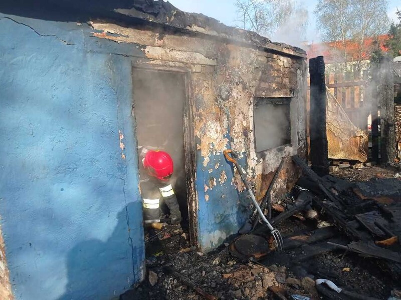 Podpalacz w rękach policji! 37-latek podpalił altanę na ogródku działkowym