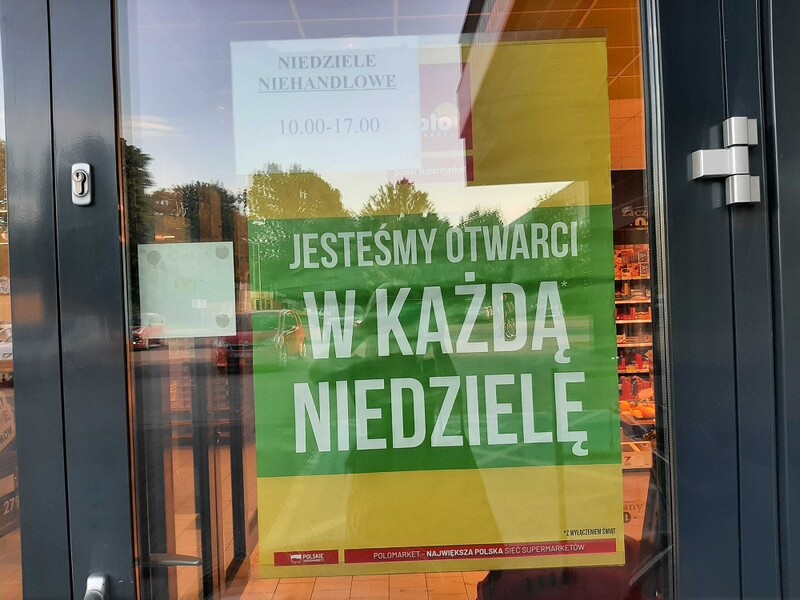 POLOmarket w Rudzie Śląskiej otwarty w każdą niedzielę