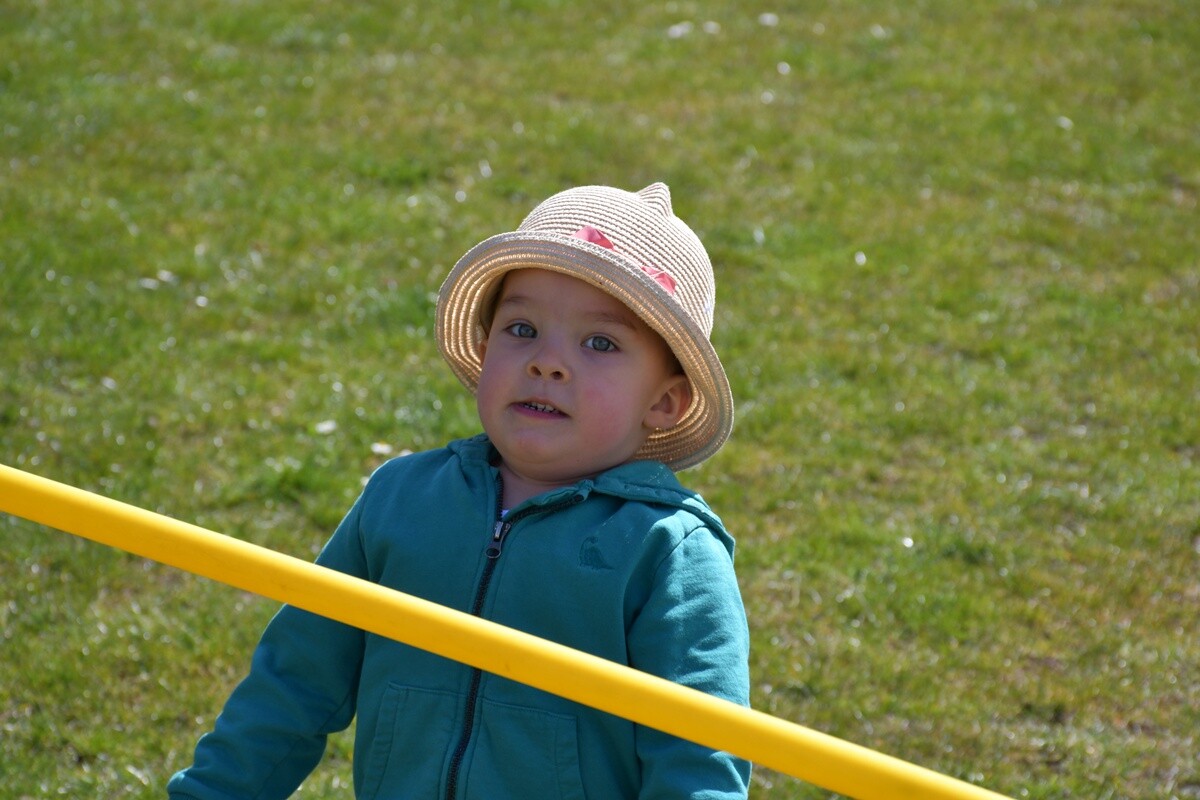 Tłumy dzieci na wielkanocnych poszukiwaniach jajek w Rudzie Śląskiej.