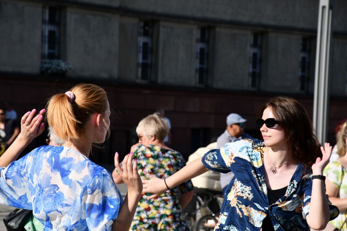 W niedzielne popołudnie, 29 czerwca na rudzkim rynku w dzielnicy Nowy Bytom odbyła się wyjątkowa taneczna zabawa!