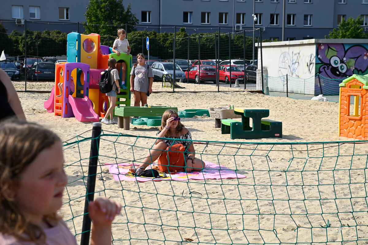 Dziś na plaży przed Aquadromem oficjalnie pożegnaliśmy lato! / fot. Magdalena Ruda