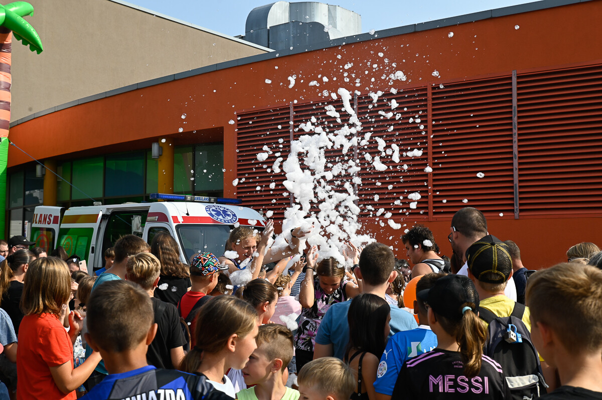 Dziś na plaży przed Aquadromem oficjalnie pożegnaliśmy lato! / fot. Magdalena Ruda