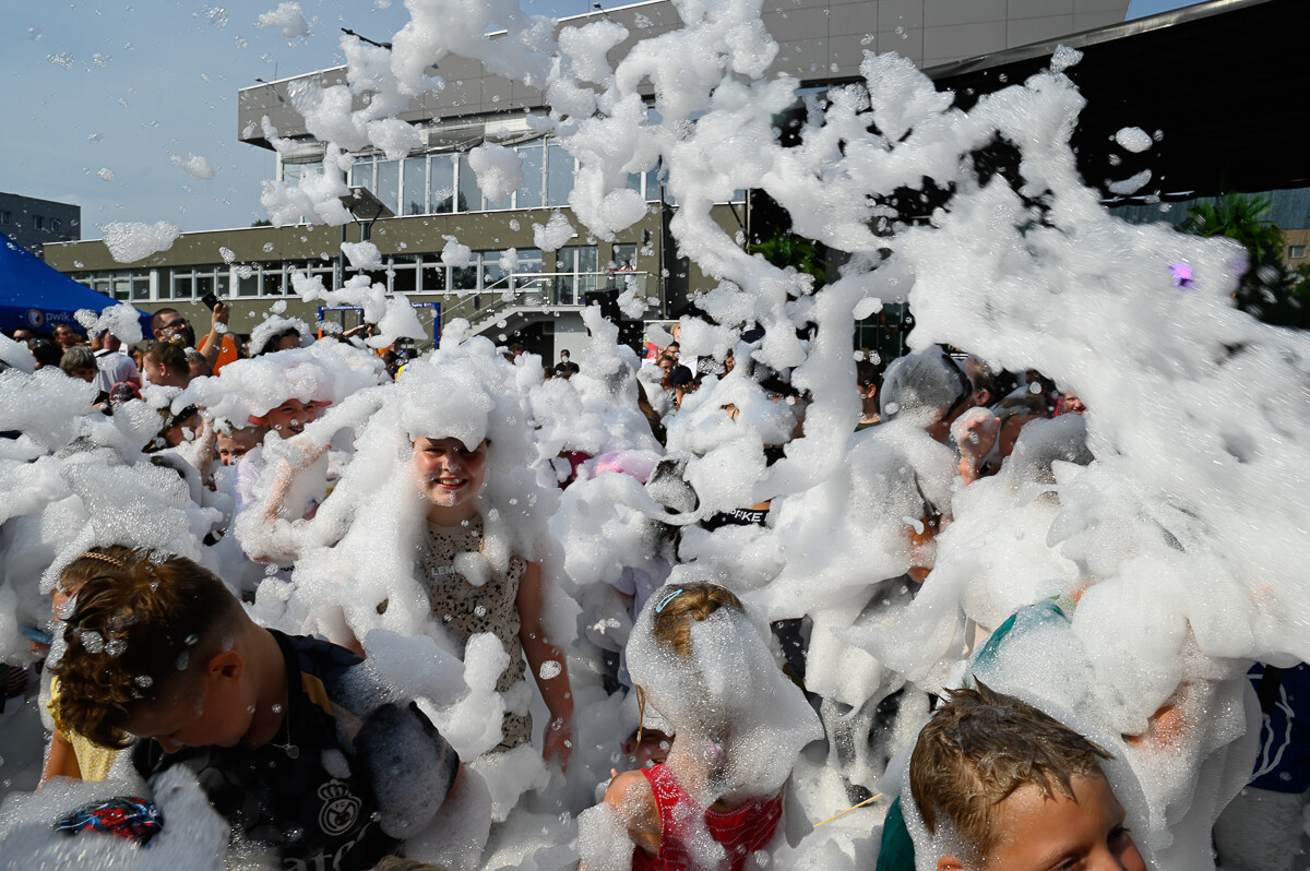 Dziś na plaży przed Aquadromem oficjalnie pożegnaliśmy lato! / fot. Magdalena Ruda