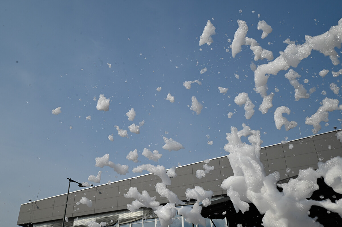 Dziś na plaży przed Aquadromem oficjalnie pożegnaliśmy lato! / fot. Magdalena Ruda
