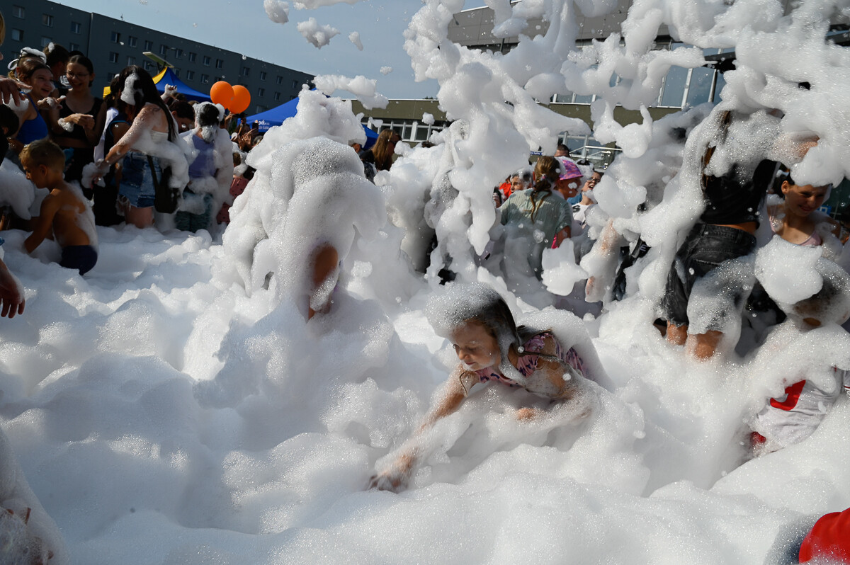 Dziś na plaży przed Aquadromem oficjalnie pożegnaliśmy lato! / fot. Magdalena Ruda