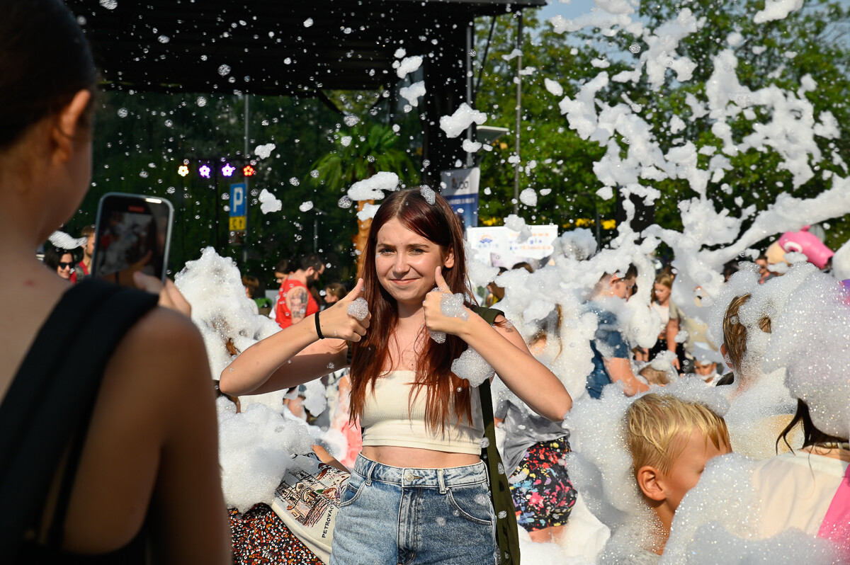 Dziś na plaży przed Aquadromem oficjalnie pożegnaliśmy lato! / fot. Magdalena Ruda