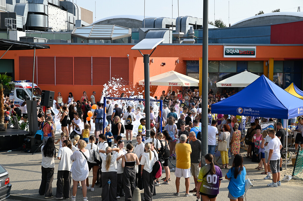 Dziś na plaży przed Aquadromem oficjalnie pożegnaliśmy lato! / fot. Magdalena Ruda