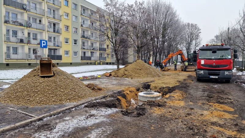 Prace na ulicy Lipa trwają. PWiK dąży do szybkiego zakończenia inwestycji