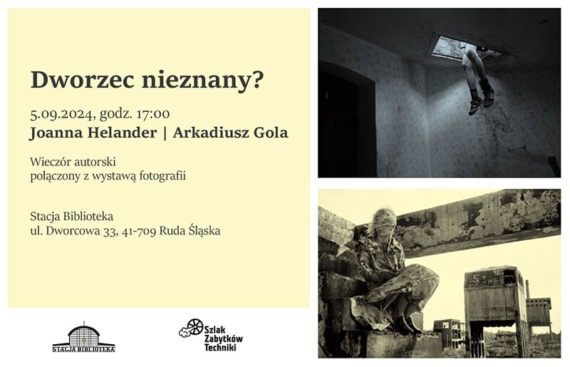 Przed nami wieczór autorski Joanny Helander i Arkadiusza Goli w Stacji Biblioteka