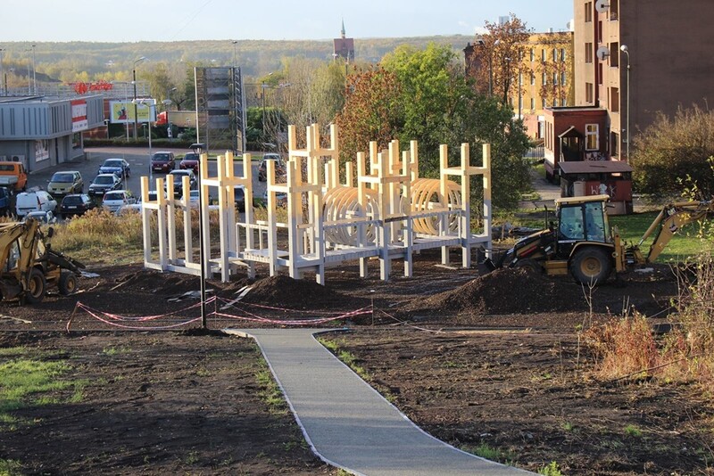 Rewitalizacja hałdy w Wirku trwa