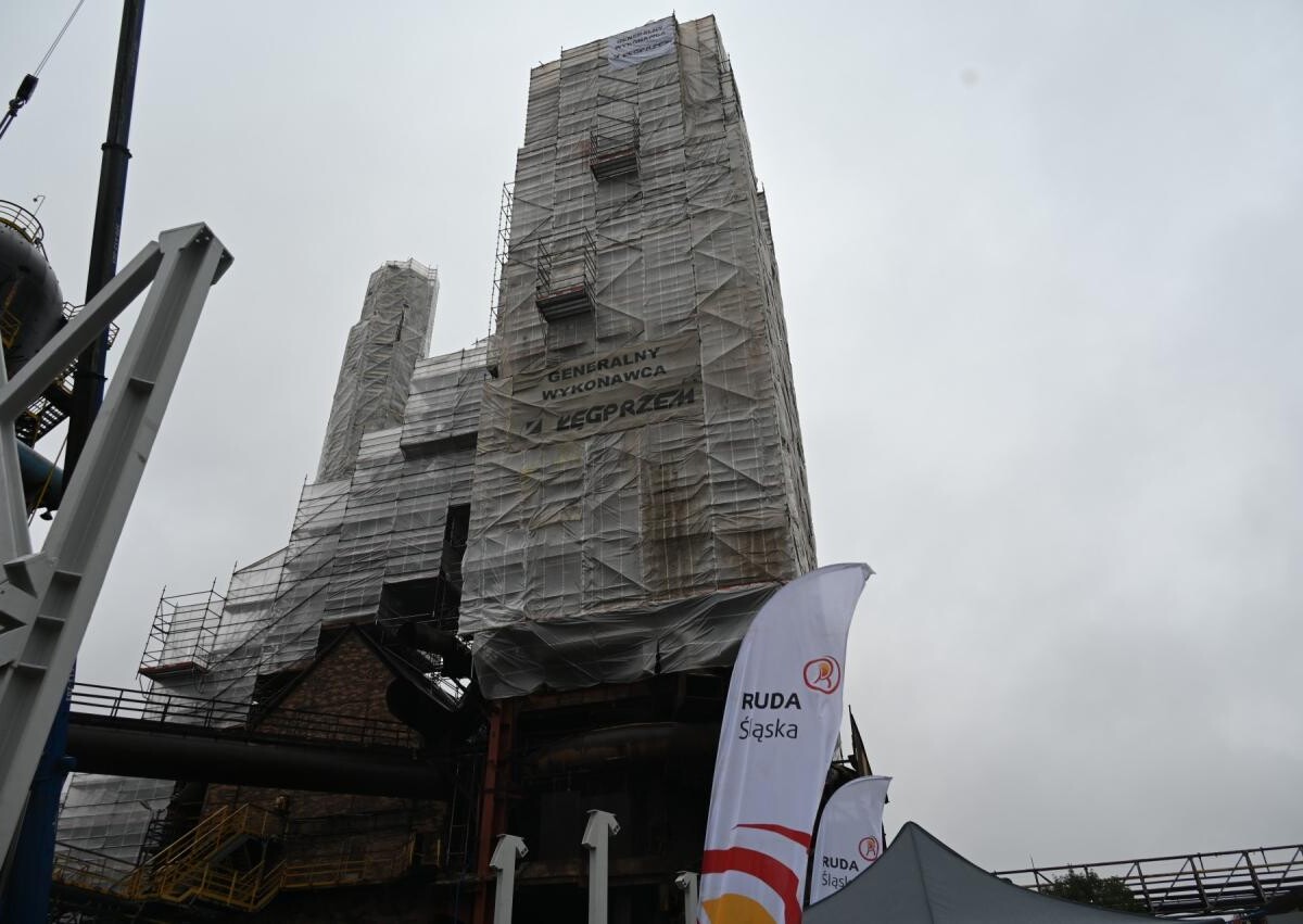 Wielki Piec w Rudzie Śląskiej przechodzi rewitalizację / fot. UM Ruda Śląska