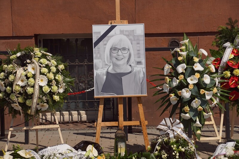 Ruda Śląska: Dzisiaj odbyło się oficjalne pożegnanie prezydent Grażyny Dziedzic