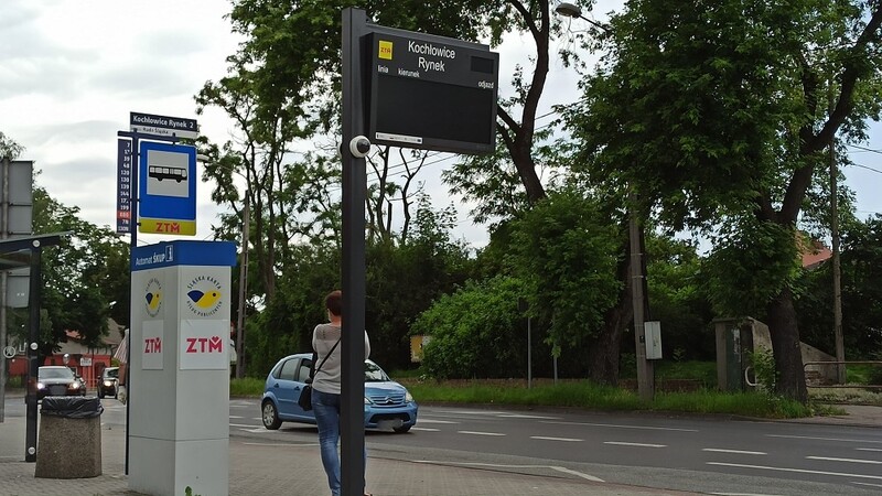Ruda Śląska: Na dwóch przystankach zostały zainstalowane tablice SDIP