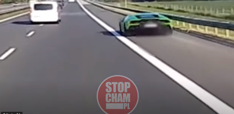 Ruda Śląska: Policja szuka świadków niebezpiecznej jazdy kierowcy zielonego lamborghini!