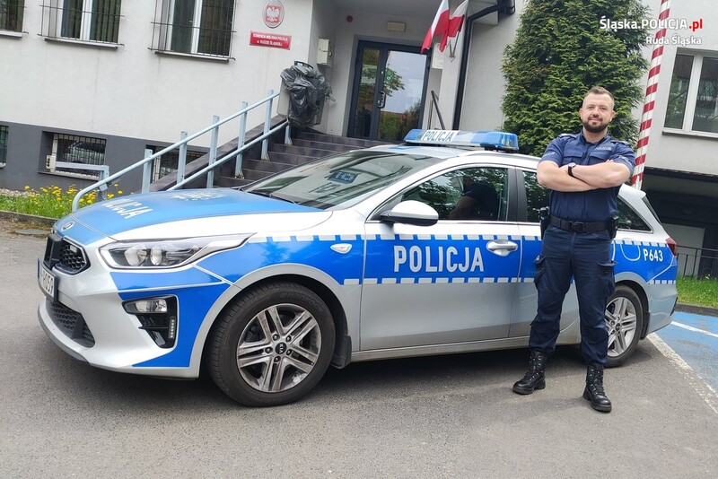 Ruda Śląska: Policjant po służbie wypatrzył poszukiwanego