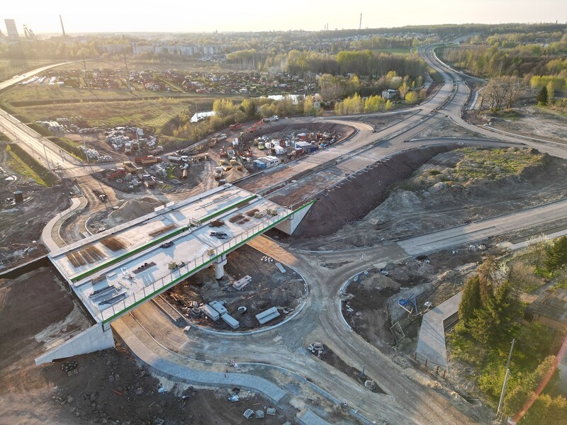 Ruda Śląska: Postępują prace przy budowie kolejnego odcinka trasy N-S