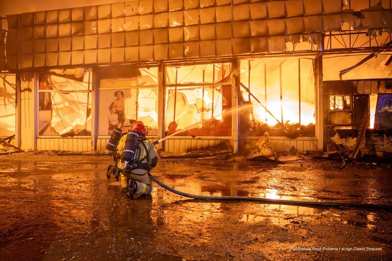 Ruda Śląska: Pożar w pawilonie handlowym. Przedsiębiorcy opisują dramatyczne chwile
