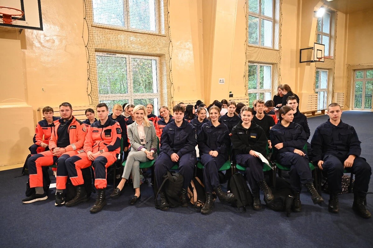 Rudzka akcja „Pola nadziei” i konferencja o godnym życiu i umieraniu. / FOT. UM Ruda Śląska / ZS nr 2