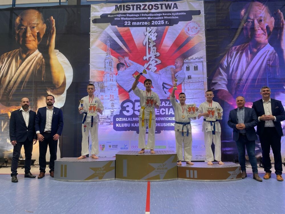 Rudzki Klub Kyokushin Karate zwycięzcą klasyfikacji drużynowej pod kątem ilości medali!/fot. Rudzki Klub Kyokushin Karate