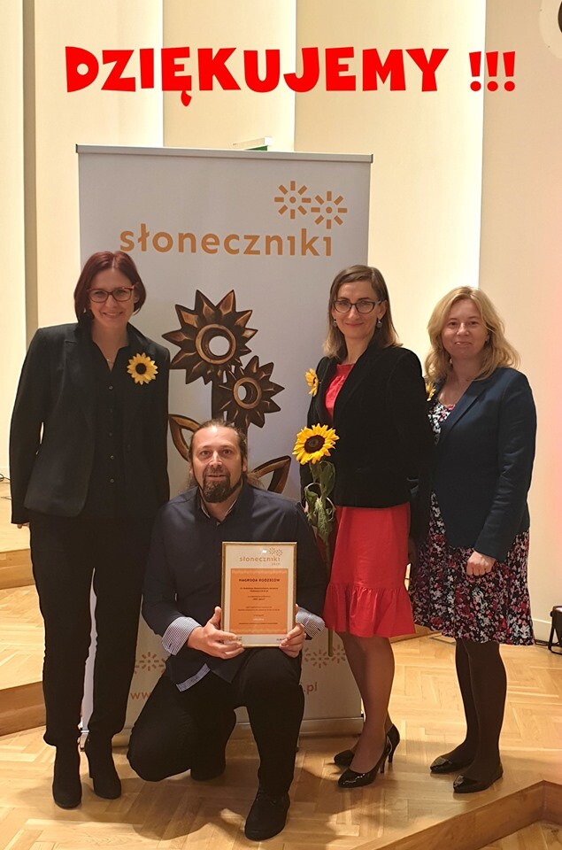 Słoneczniki 2019 rozdane - InnY Dom Kultury otrzymał Nagrodę Rodzic&oacute;w w kategorii "logika"