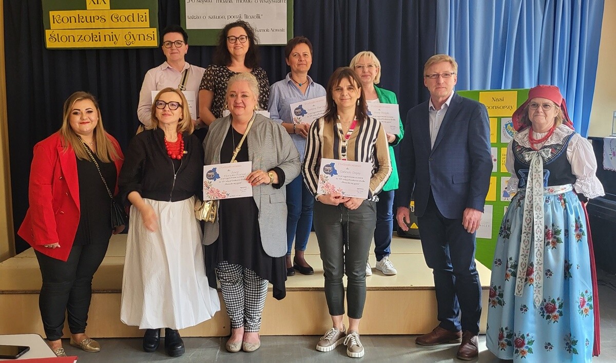 Już po raz 19. W Szkole Podstawowej nr 22 im. J. S. Dworaka odbył się Konkurs Godki "Ślonzoki niy gynsi". / fot. UM Ruda Śląska / SP 22