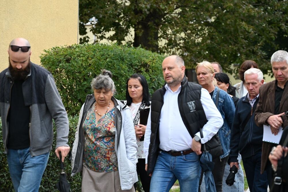 Ruszyły jesienne spacery z mieszkańcami. Władze miasta odwiedziły Halembę/fot. FB Michał Pierończyk, FB Anna Krzysteczko