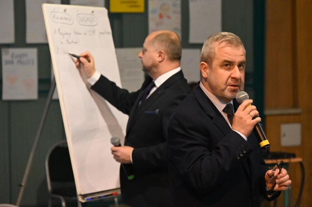 Spotkanie z mieszkańcami Kochłowic/fot. FB Michał Pierończyk, FB Jacek Morek