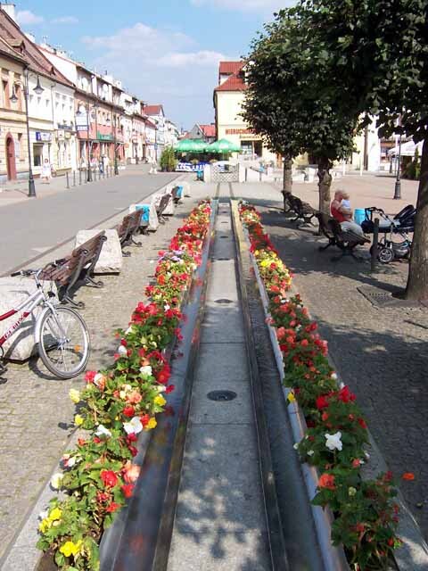 Śródmieście - Strumyk do fontanny - Rynek