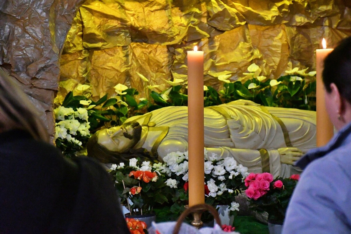 Rudzianie ze święconką odwiedzili kościoły. / fot. Jacek Knapik