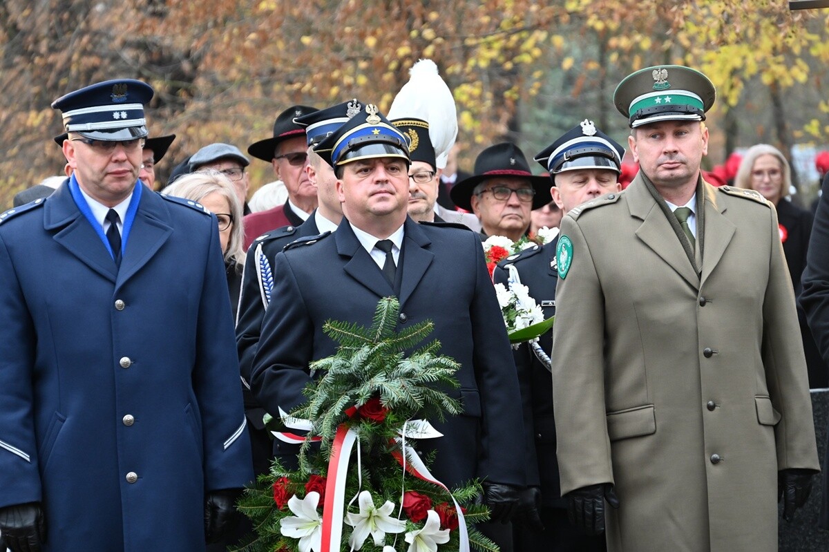 Uroczystości z okazji 107. rocznicy odzyskania niepodległości w Rudzie Śląskiej. / fot. UM Ruda Śląska