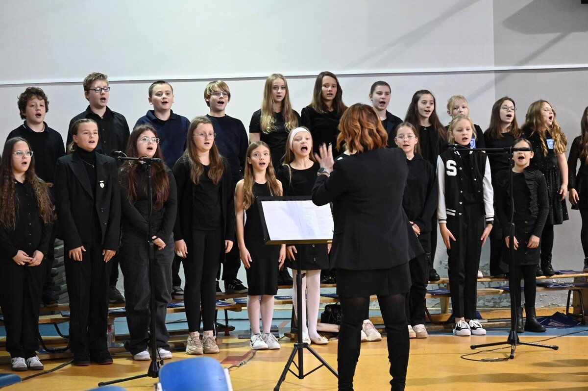 Święto patrona Szkoły Podstawowej nr 18 - ks. Konstantego Damrota. / fot. UM Ruda Śląska