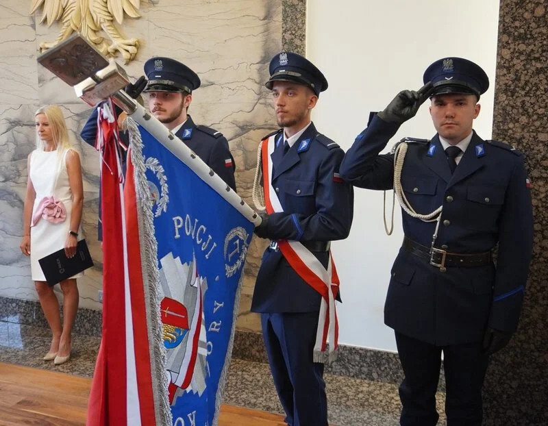 Święto Policji w Żorach. Doceniono funkcjonariuszy i pracowników KMP
