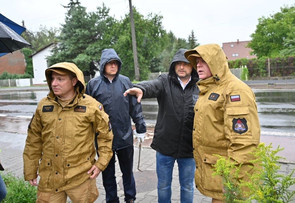 Sytuacja w Rudzie Śląskiej po intensywnych opadach deszczu / fot. FB Michał Pierończyk