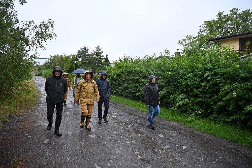 Sytuacja w Rudzie Śląskiej po intensywnych opadach deszczu / fot. FB Michał Pierończyk