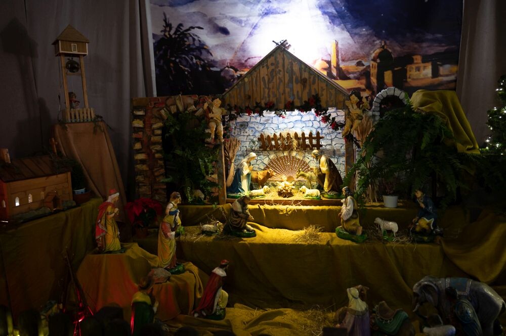 Stajenka w parafii pw. Matki Bożej Różańcowej w Rudzie Południowej/fot. Magdalena Ruda