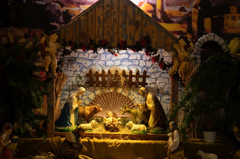 Stajenka w parafii pw. Matki Bożej Różańcowej w Rudzie Południowej/fot. Magdalena Ruda