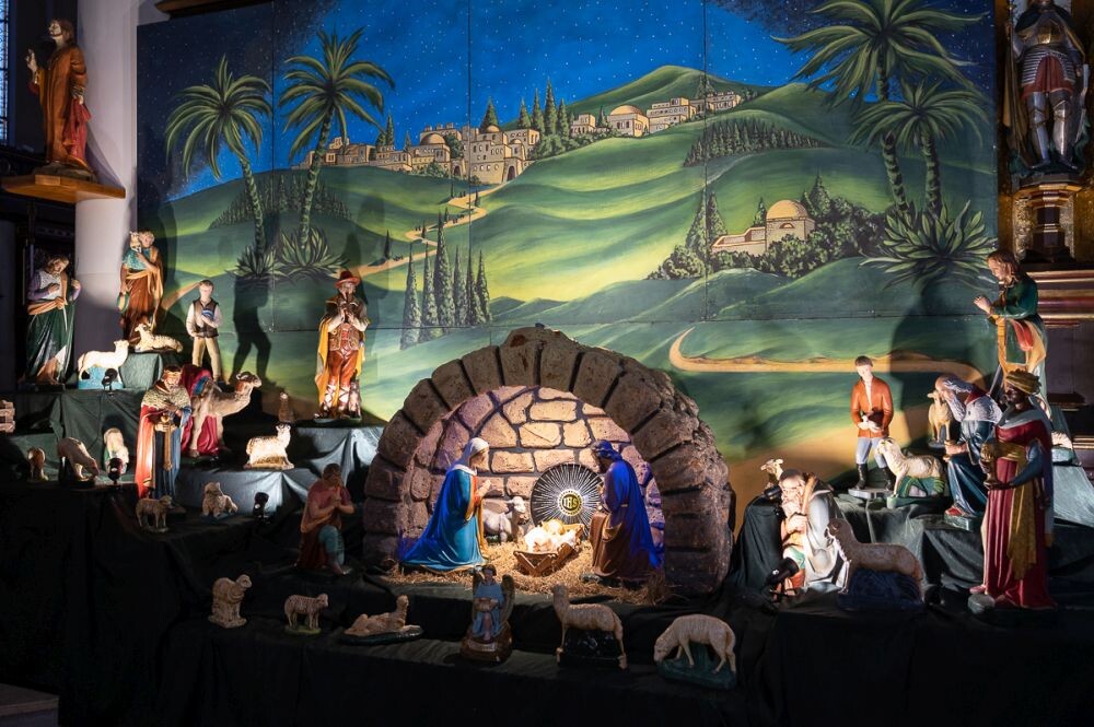 Stajenka bożonarodzeniowa w parafii Ścięcia św. Jana Chrzciciela w Goduli/fot. Magdalena Ruda